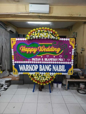 Papan Bunga di Lokasi Pernikahan Tangerang