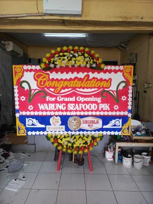 Papan Bunga di Lokasi Pernikahan Tangerang