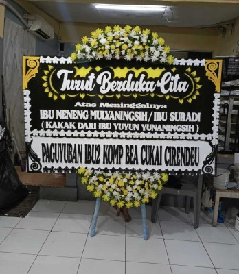 Papan Bunga di Lokasi Pernikahan Tangerang